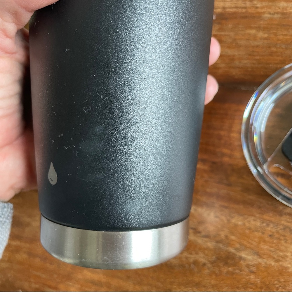 Daily Wire Black Tumblers Set Used with Brand New Lids - Picture 15 of 15